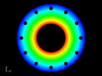 Thermal stress Analysis of a Cylinder Flange