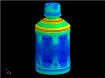 Axial Compression Test of a Plastic Bottle / Large Defomation