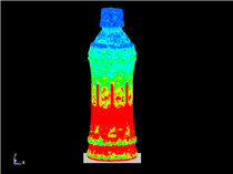 Drop Analysis of a Plastic Bottle filled with water / vertical position