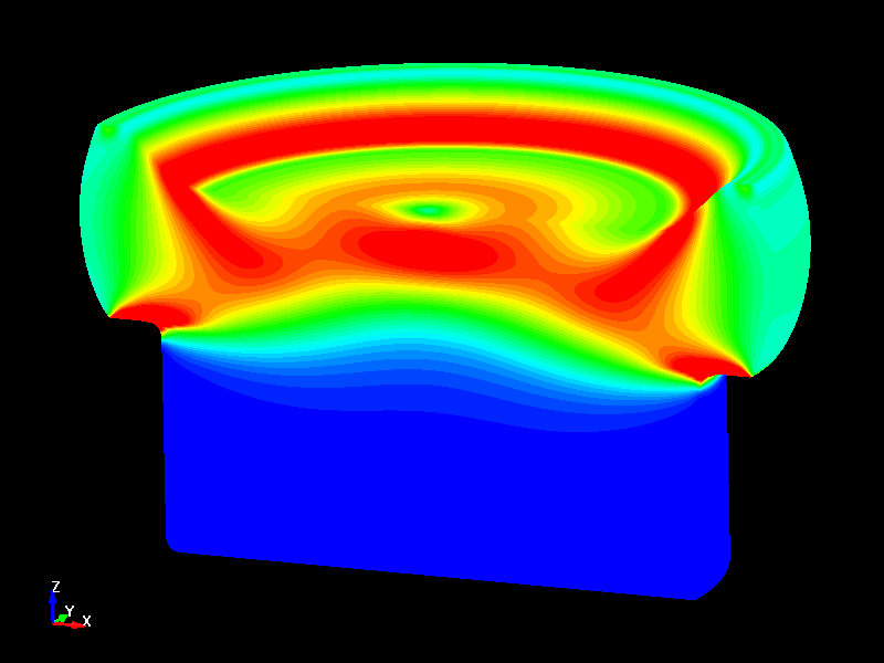  3D cold forging analysis