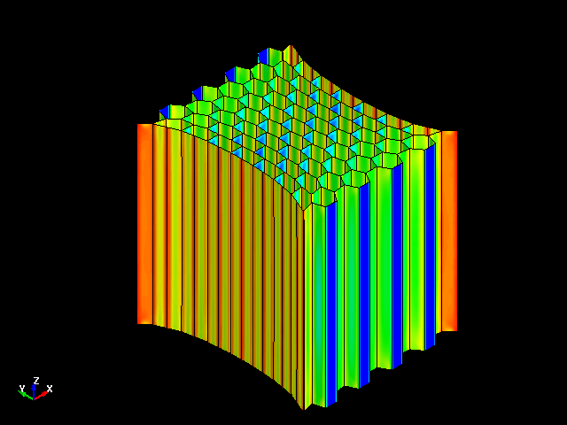  Tensile deformation behavior of aluminum honeycomb in orthogonal direction (Y) 