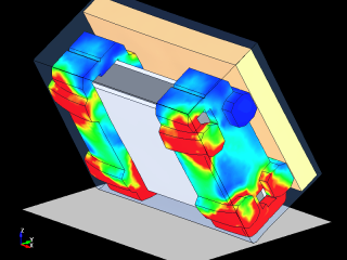 Drop impact simulation of electronic equipment packed with cushioning material